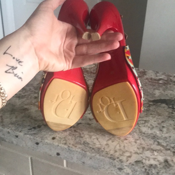 Dior patten leather slingback heel - Picture 3 of 4